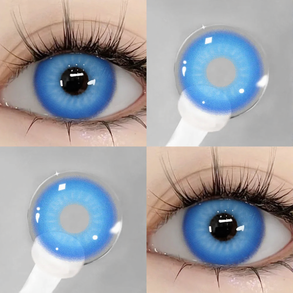 Cosplay Nebula BLUE 14.0mm 1 Pair | 1 Year