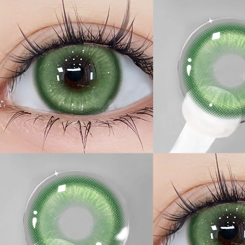 Cosplay Madrid Green 14.0mm 1 Pair | 1 Year