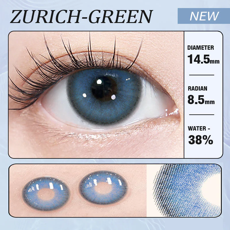 Zurich Blue 14.5mm 1 Pair | 1 Year