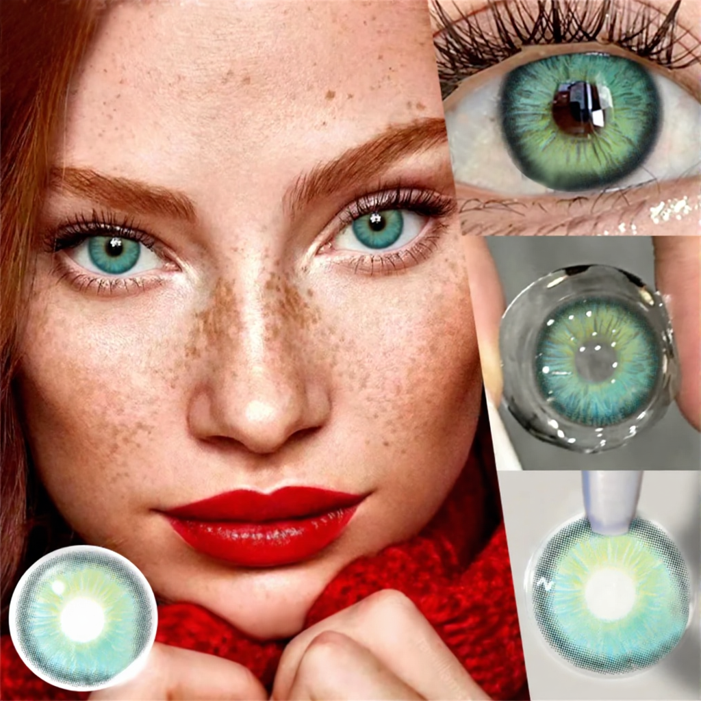 Nicosia Green 14.2mm 1 Pair | 1 Year