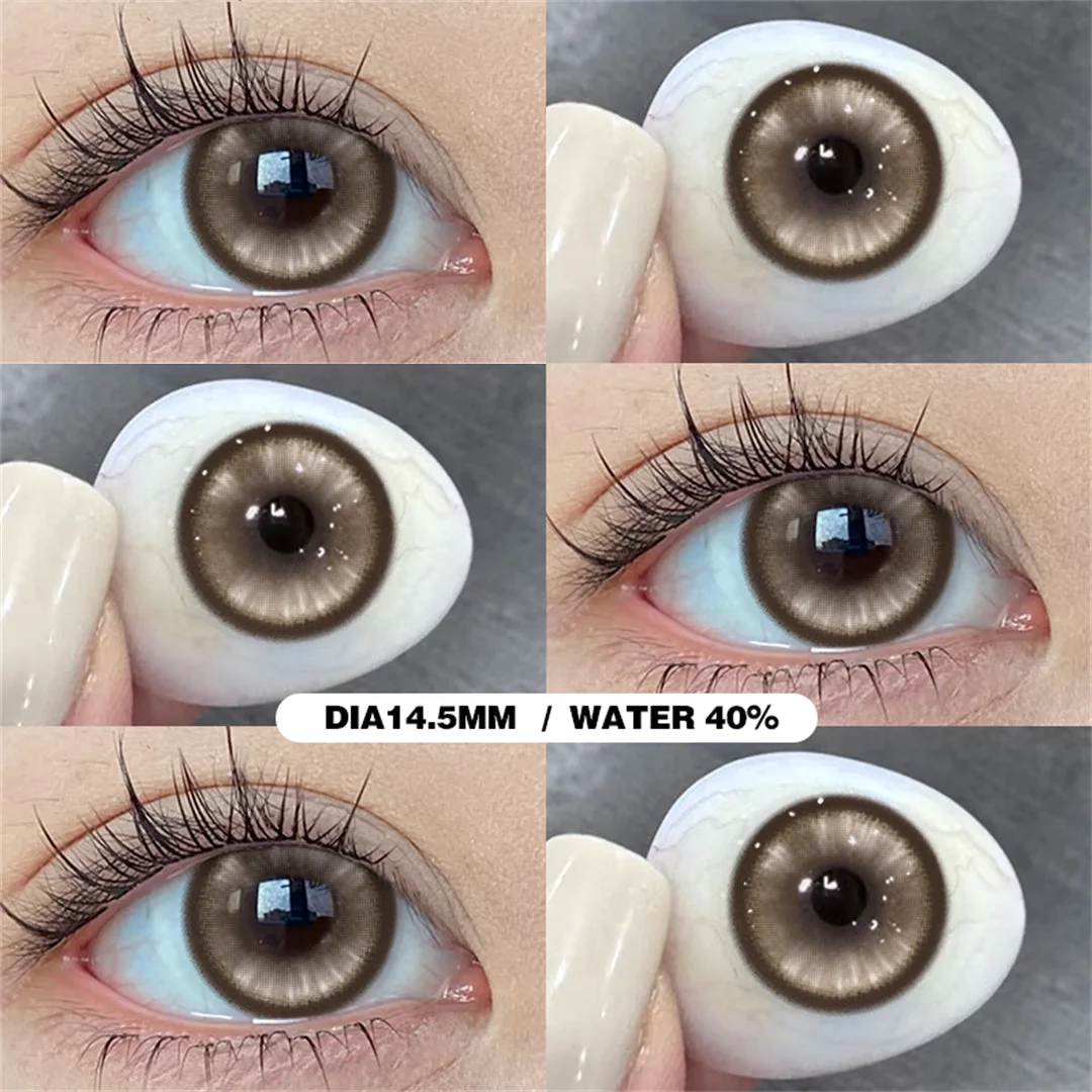 Cosplay Pampas Brown 14.5mm 1 Pair | 1 Year