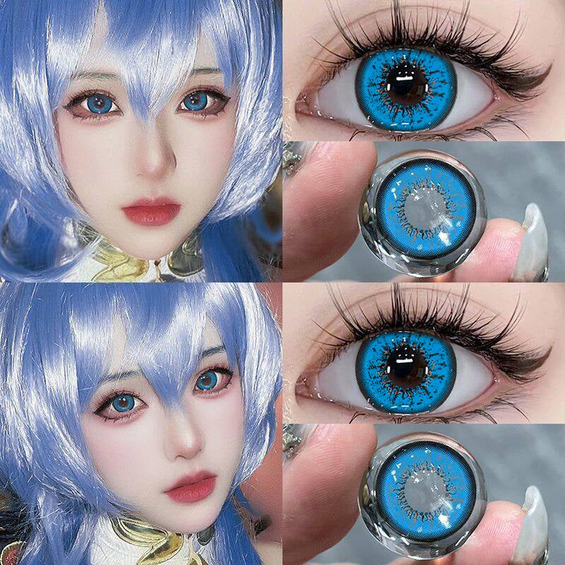 🎁 Cosplay Bella Blue 14.5mm 1 Pair | 1 Year (100% off)