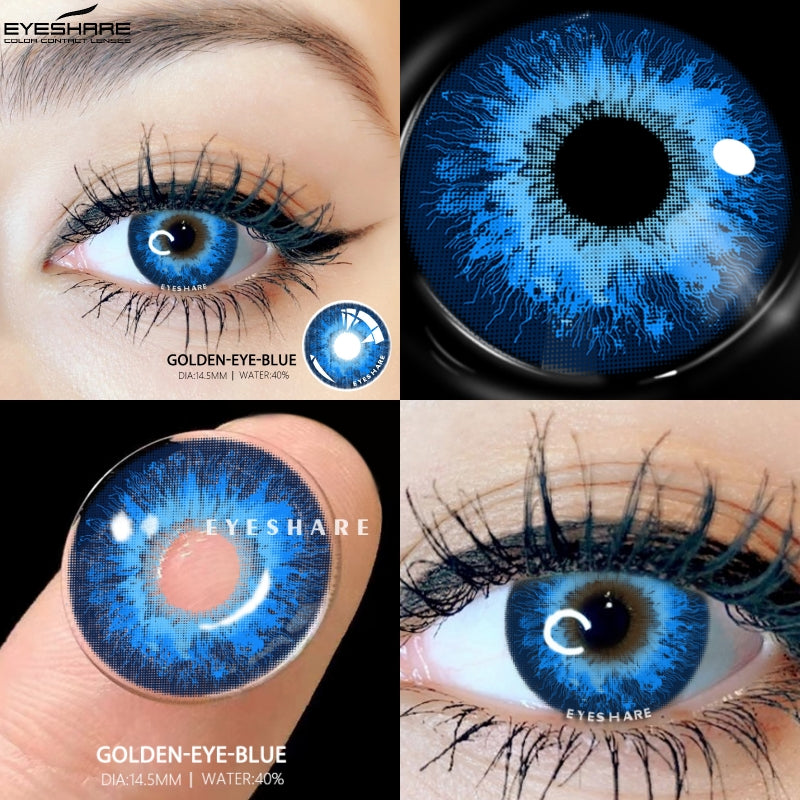 🎁 osplay Goldeneye Blue 14.5mm 1 Pair | 1 Year (100% off)