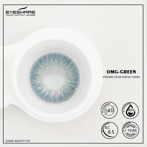 OMG Green 14.0mm 1 Pair | 1 Year