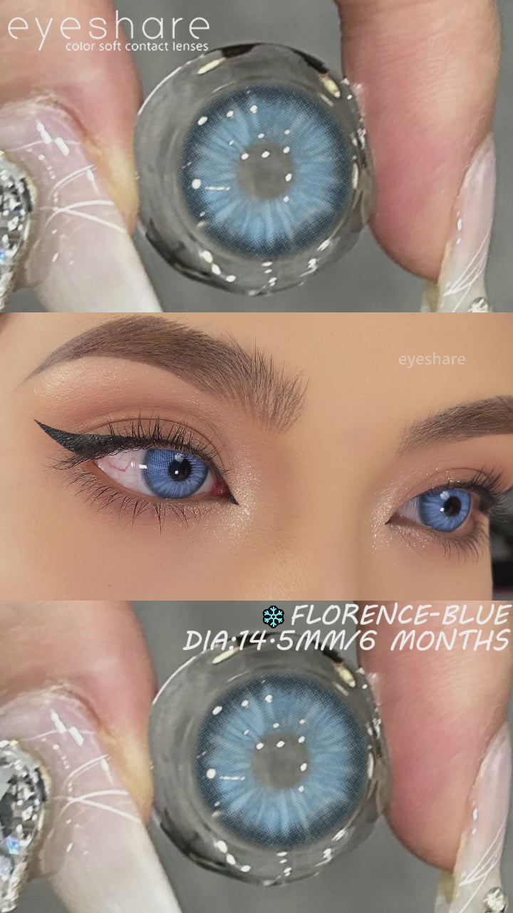 Florence Blue 14.5mm 1 Pair | 6 Months