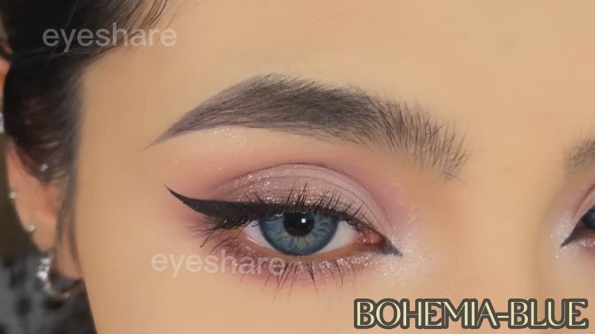 Bohemia Blue 14.5mm 1 Pair | 1 Year
