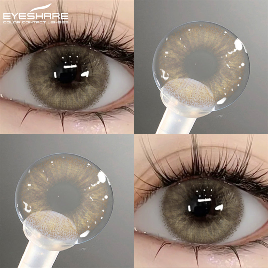 🎁 Alaska Brown 14.2mm 1 Pair | 6 Months (100% off)