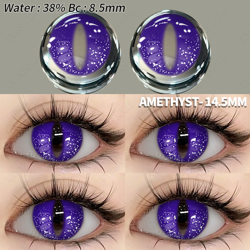 🎁 Cosplay Amethyst 14.5mm 1 Pair | 1 Year (100% off)