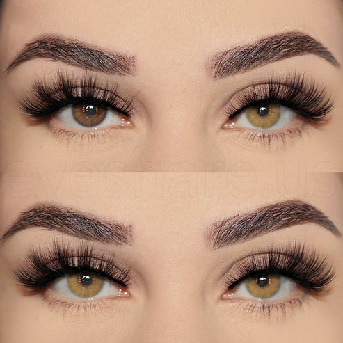 🎁 Aurora Brown 14.2mm 1 Pair | 1 Year (100% off)