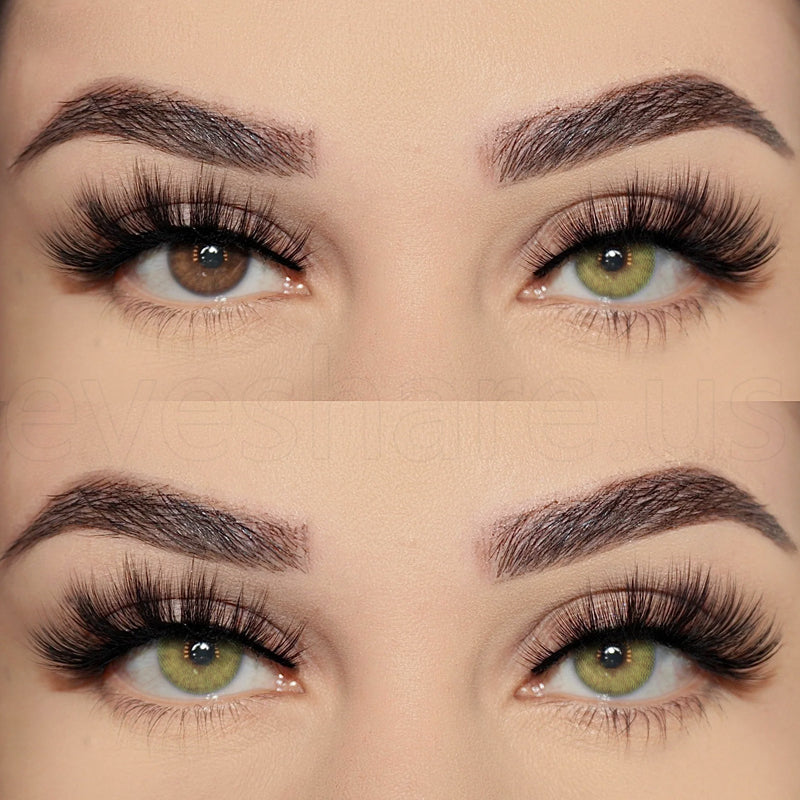 🎁 Aurora Yellow Green 14.2mm 1 Pair | 1 Year (100% off)