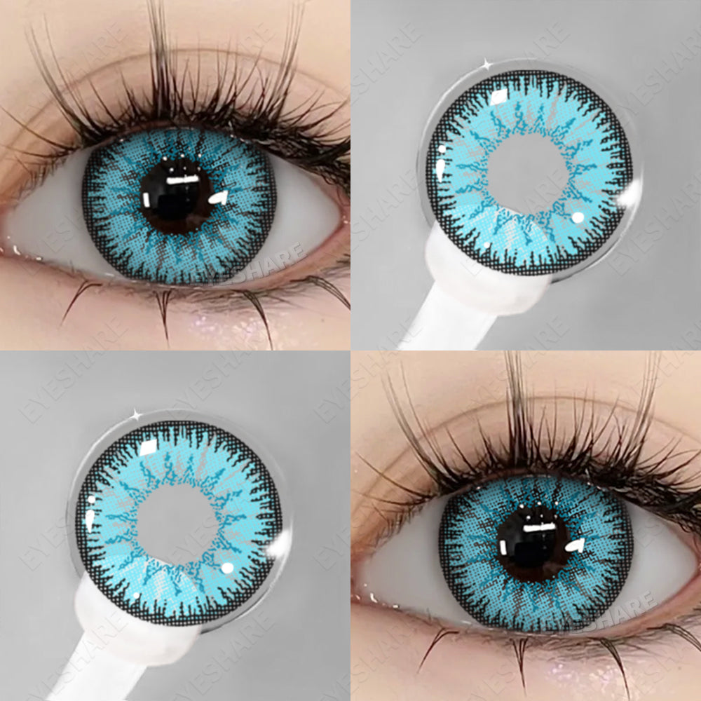 🎁 Cosplay AYY Blue 14.5mm 1 Pair | 1 Year (100% off)