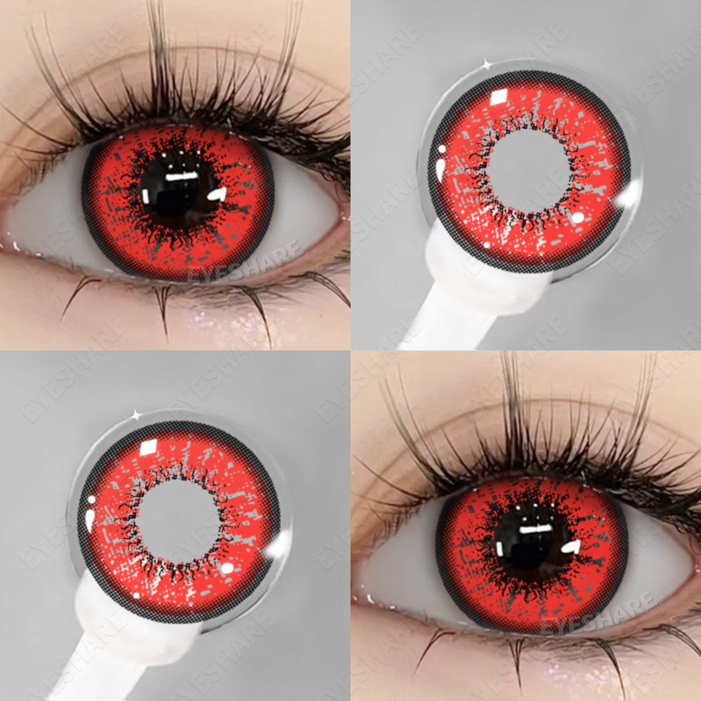 🎁 Cosplay Bella Red 14.5mm 1 Pair | 1 Year (100% off)