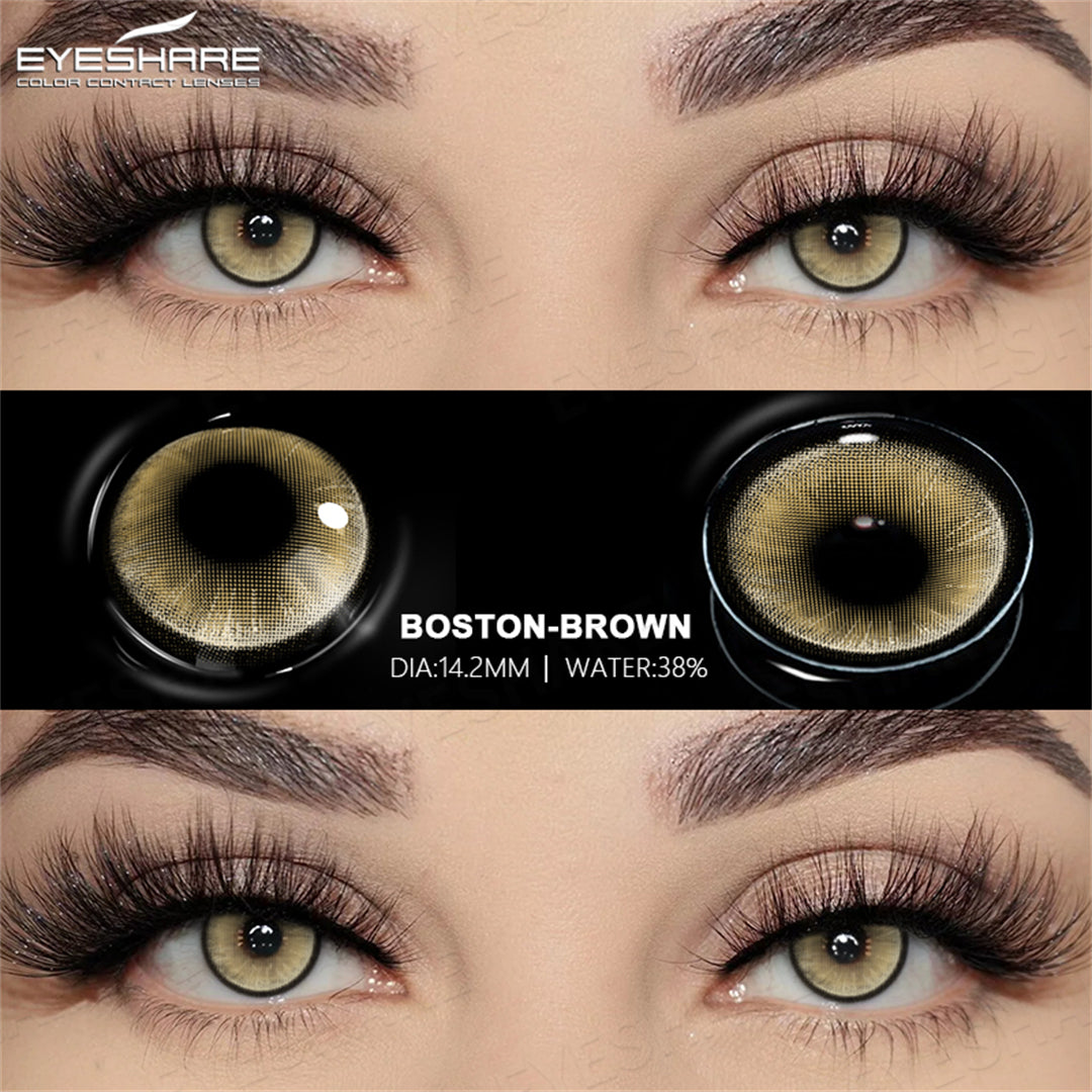 🎁 Boston Brown 14.2mm 1 Pair | 1 Year (100% off)