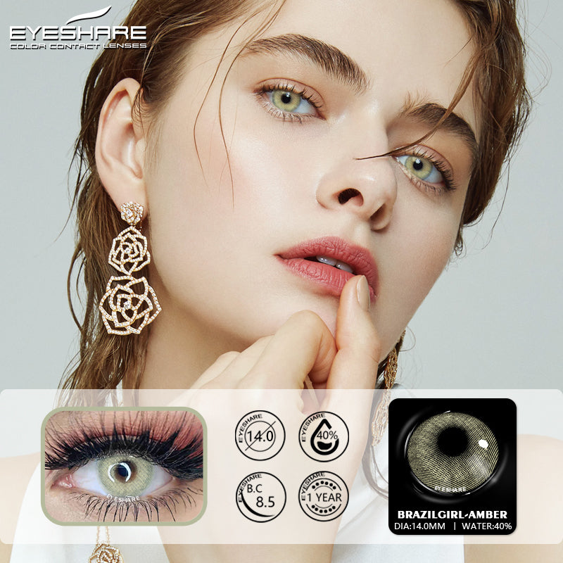 Brazilgirl Amber 14.0mm 1 Pair | 1 Year