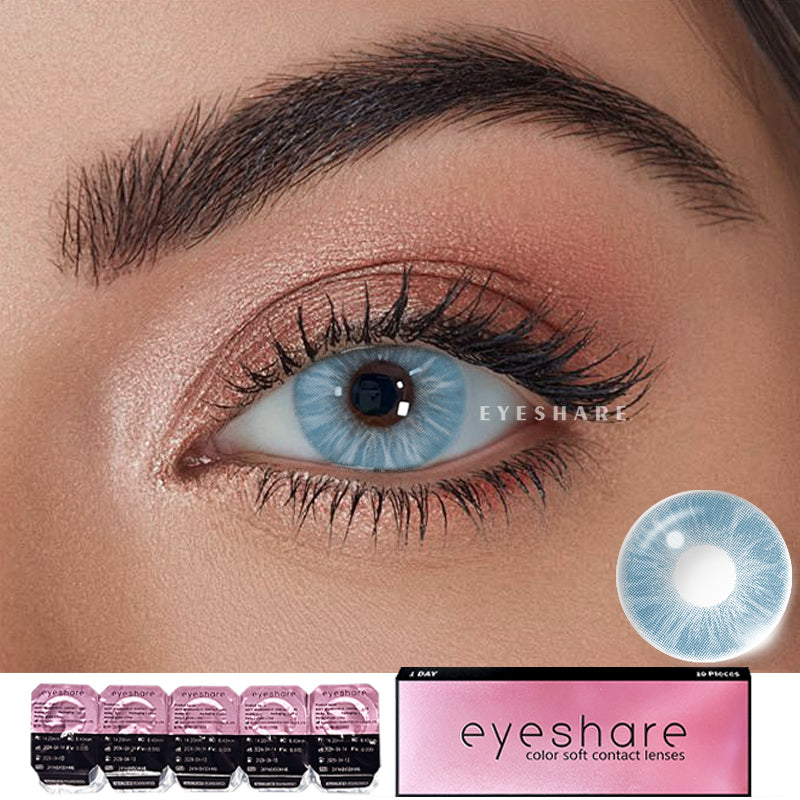 🎁 Croatia Blue 1 Day Use I 14.2mm,10 Pcs=5Pair (100% off)