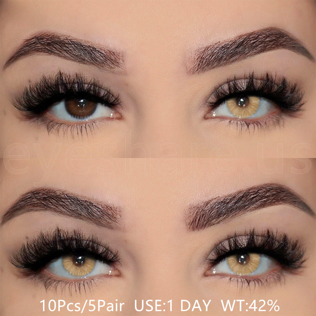 Croatia Brown 1 Day Use I 14.2mm,10 Pcs=5Pair