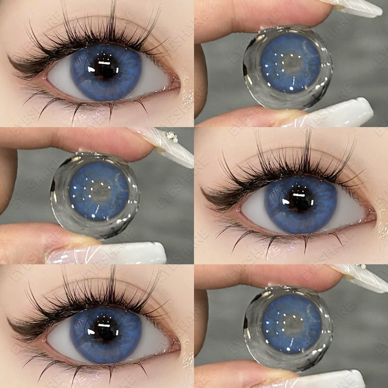 Gem Brilliant-Blue 14.0mm 1 Pair | 1 Year