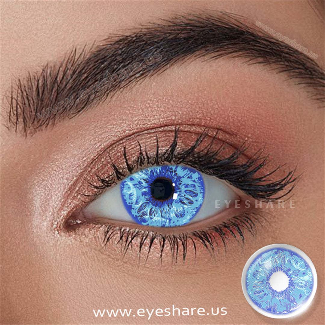 🎁 Cosplay HD38 Blue 14.5mm 1 Pair | 1 Year (100% off)