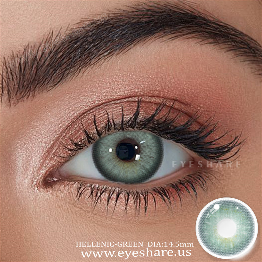 🎁 Hellenic Green 14.5mm 1 Pair | 1 Year (100% off)