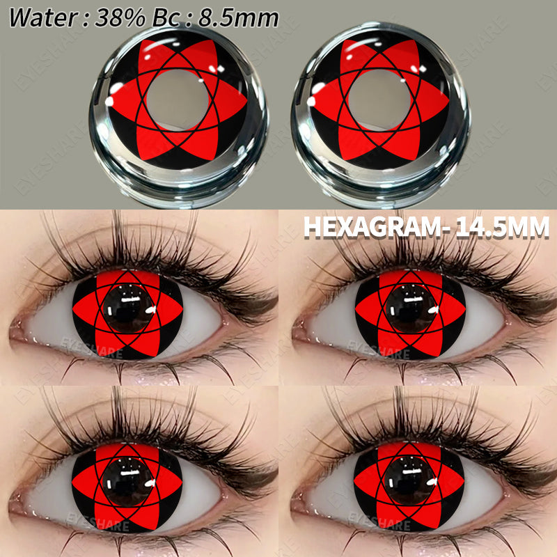 🎁 Cosplay HEXAGRAM 14.5mm 1 Pair | 1 Year (100% off)