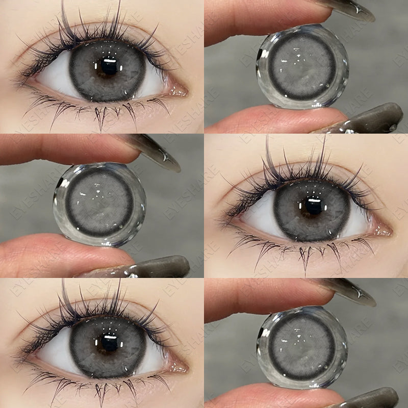 Lemon Gray 14.2mm 1 Pair | 1 Year