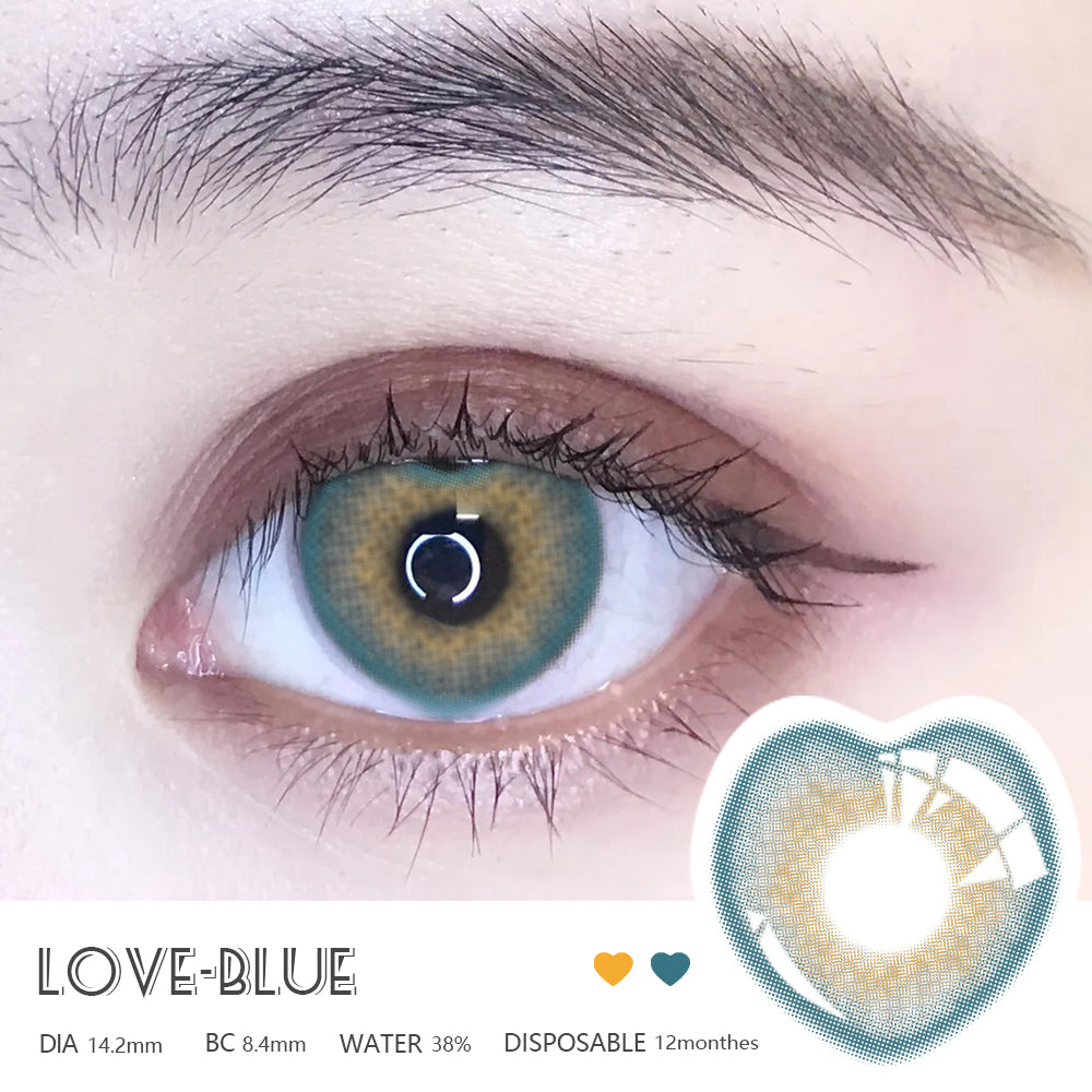Love Blue 14.2mm 1 Pair | 1 Year