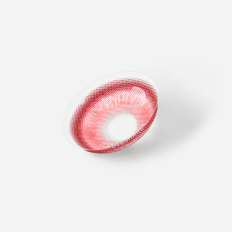Cosplay Madrid Red 14.0mm 1 Pair | 1 Year
