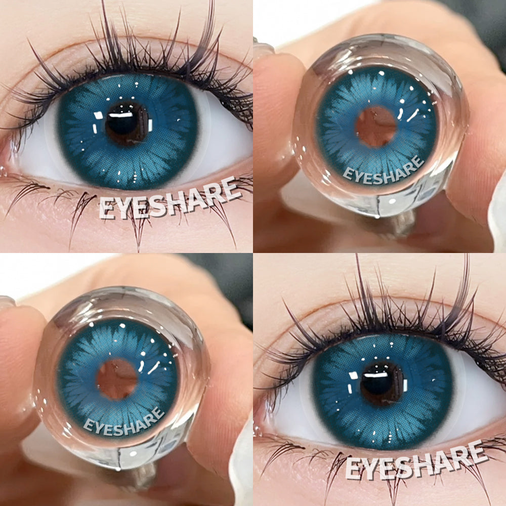 🎁 Cosplay Montreux Blue 14.5mm 1 Pair | 1 Year (100% off)