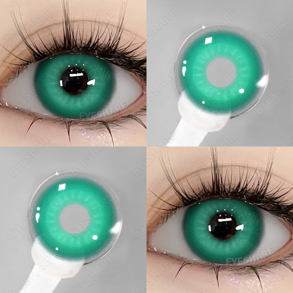 🎁 Cosplay Nebula Green 14.0mm 1 Pair | 1 Year (100% off)