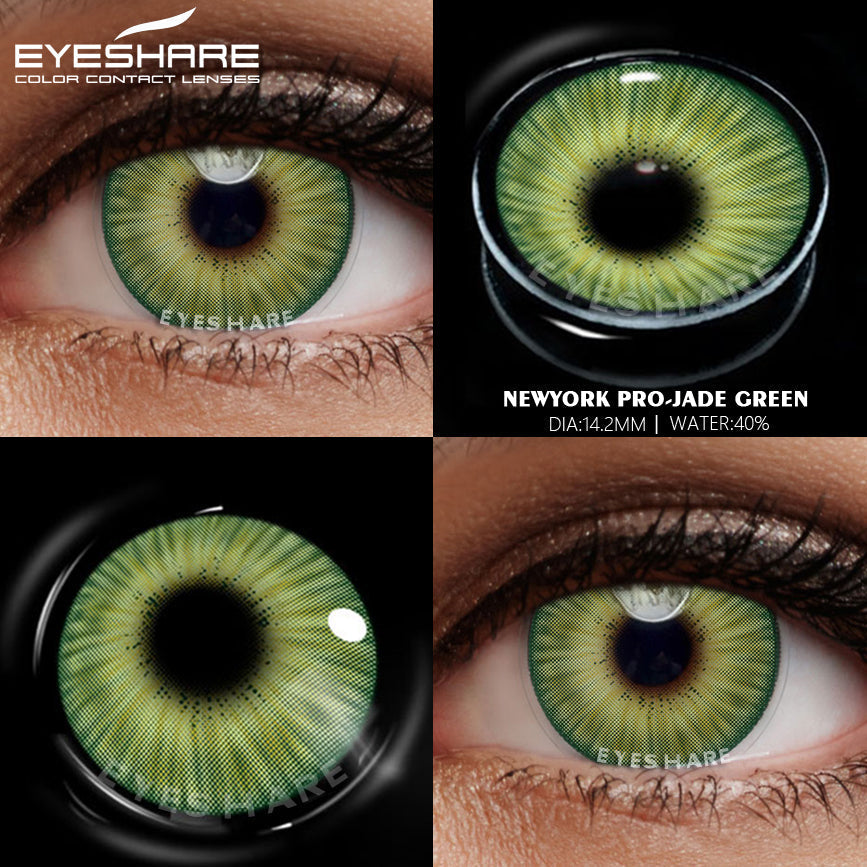 🎁 NewYork Jade Green 14.2mm 1 Pair | 1 Year (100% off)