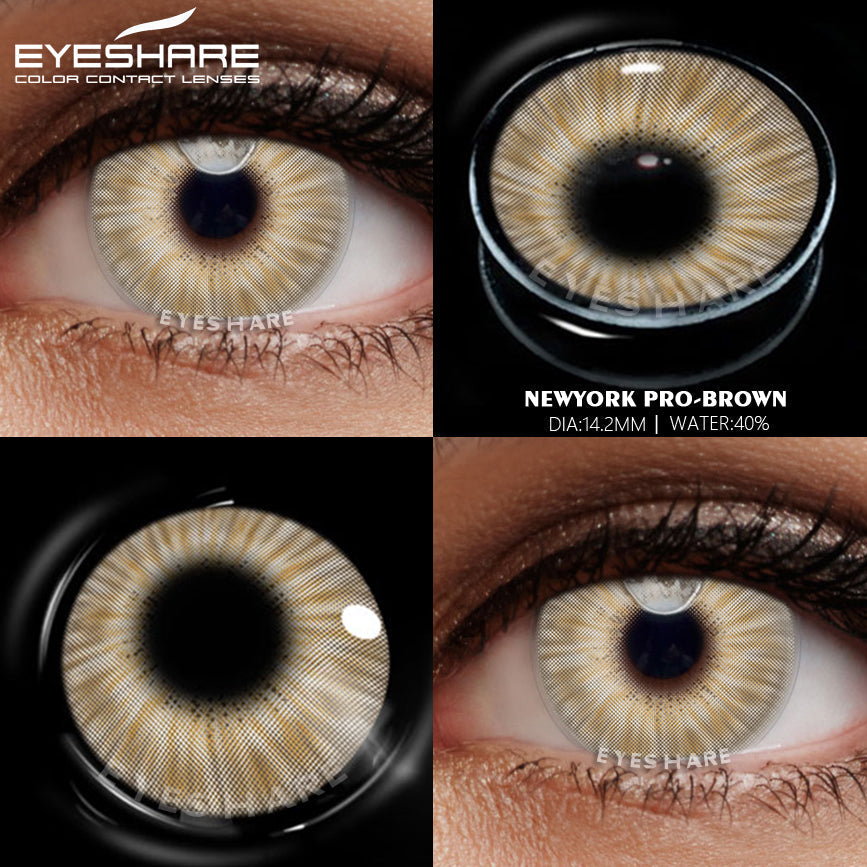 🎁 NewYork Brown 14.2mm 1 Pair | 1 Year (100% off)