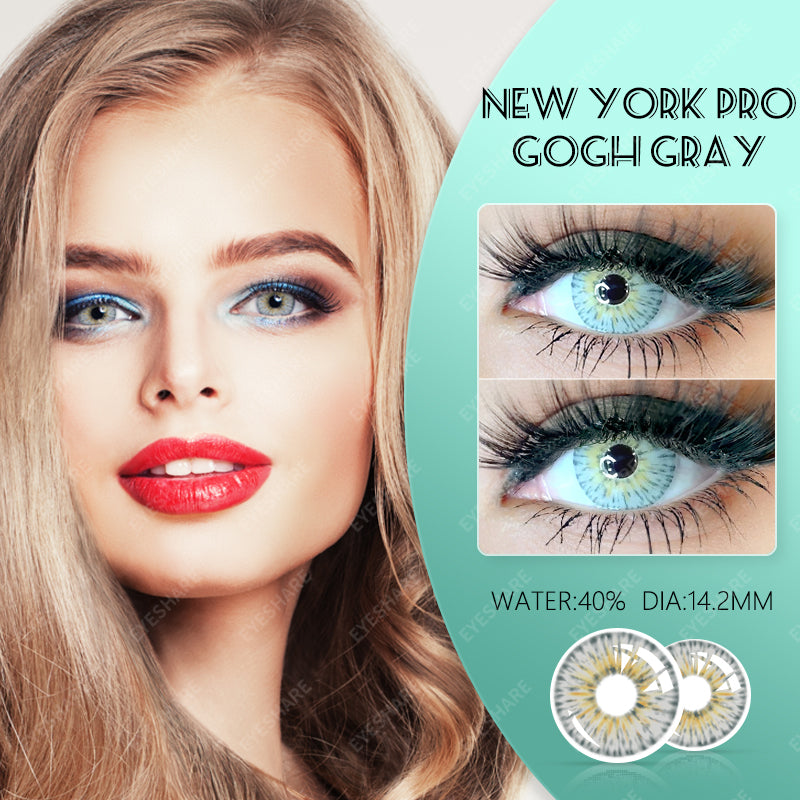NewYork Gogh Gray 14.2mm 1 Pair | 1 Year