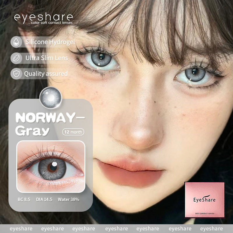 Norway Gray 14.5mm 1 Pair | 1 Year