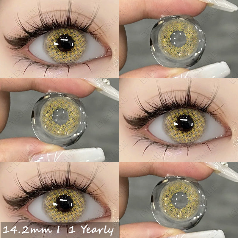 🎁 Ocean Brown 14.2mm 1 Pair | 1 Year (100% off)