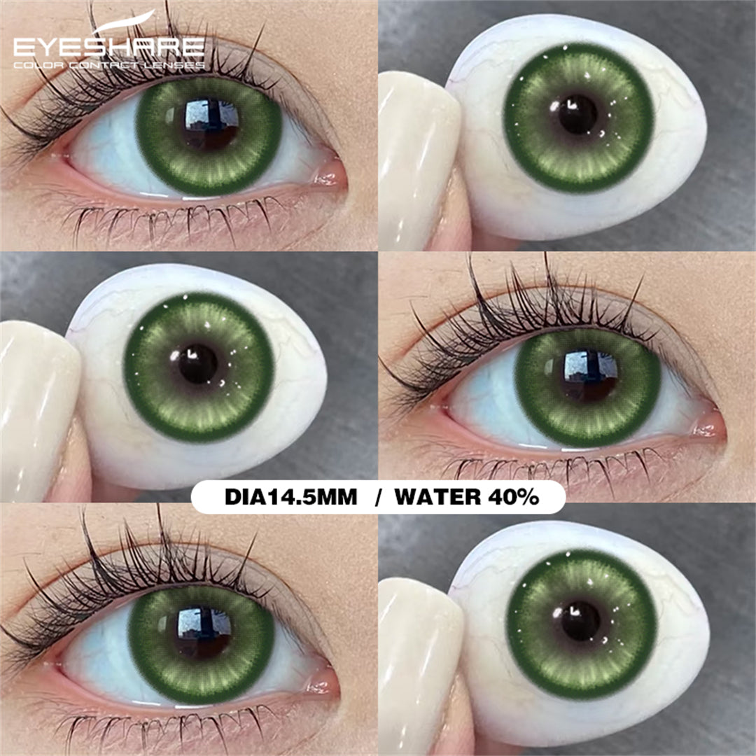 🎁 Cosplay Pampas Green 14.5mm 1 Pair | 1 Year (100% off)