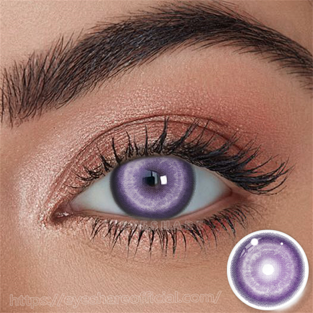 🎁 Cosplay Rhine Purple 14.5mm 1 Pair | 6 Months (100% off)