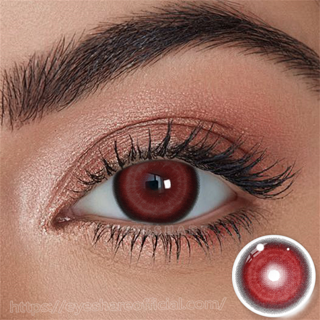 🎁 Cosplay Rhine Red 14.5mm 1 Pair | 6 Months (100% off)