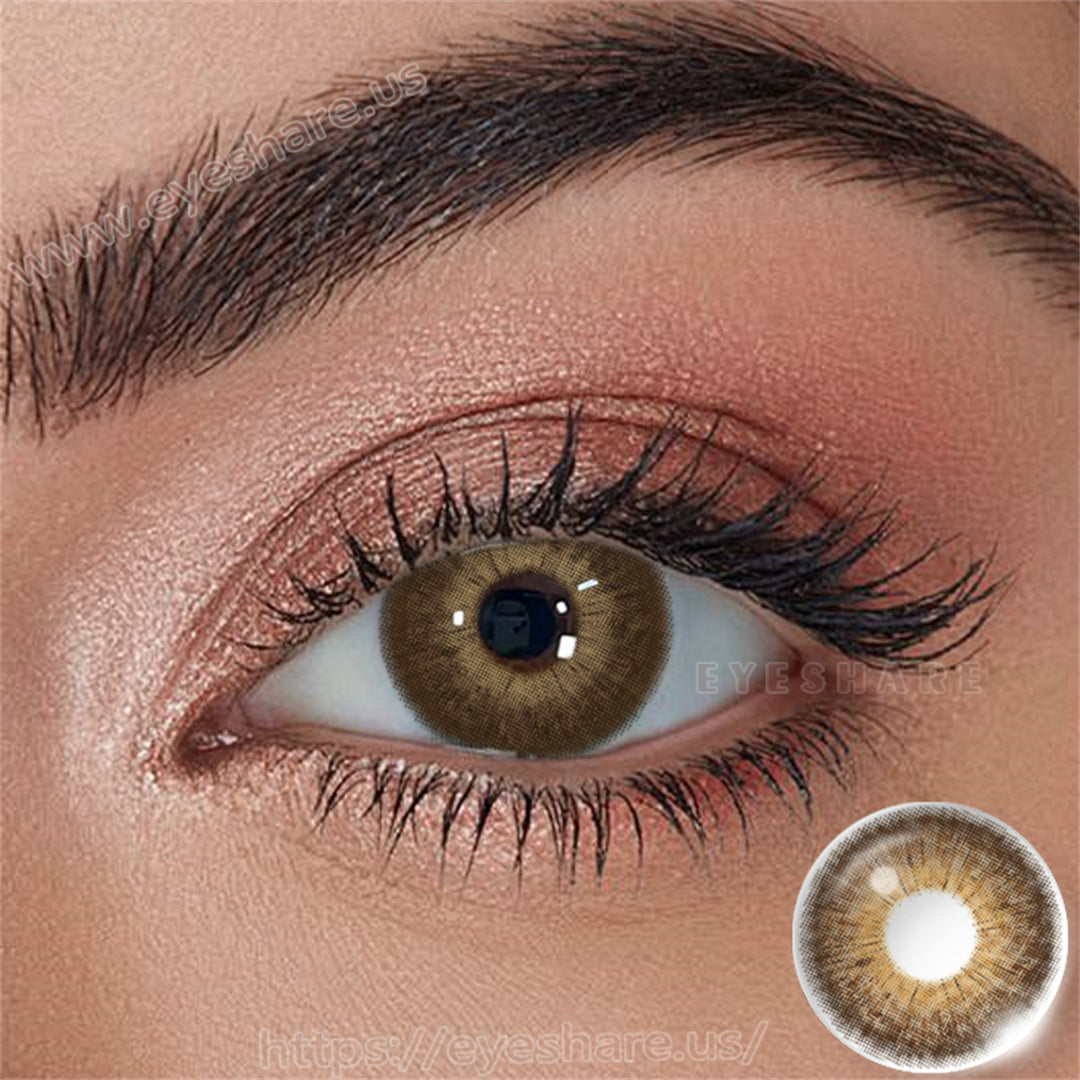 🎁 Riyadh Brown 14.5mm 1 Pair | 6 Months (100% off)