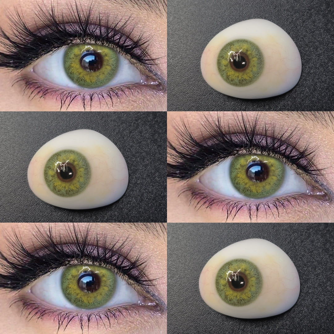Russiagirl GREEN 14.0mm 1 Pair | 1 Year