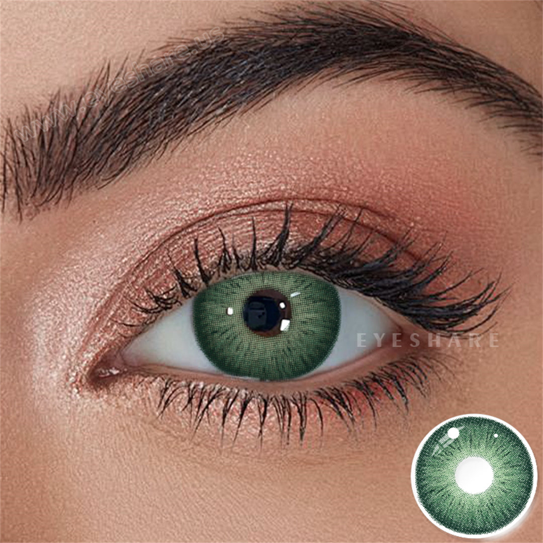 🎁 Sahara Green 14.5mm 1 Pair | 1 Year (100% off)