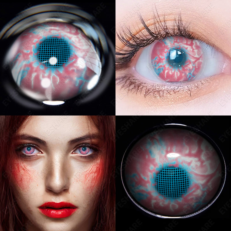 🎁 Cosplay Scary Pink 14.5mm 1 Pair | 1 Year (100% off)
