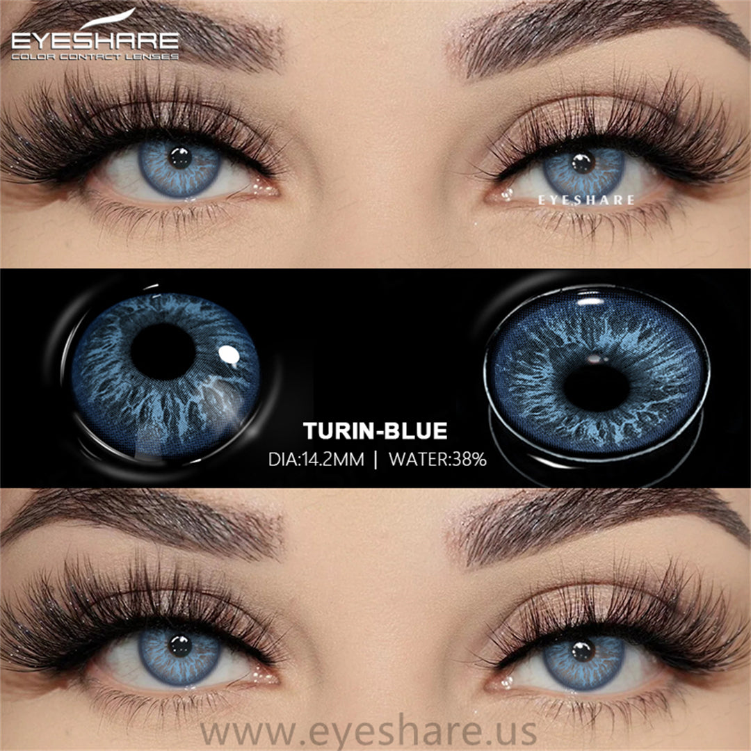 🎁 Turin Blue 14.2mm 1 Pair | 1 Year (100% off)